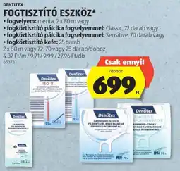 ALDI Dentitex fogtisztító eszköz ajánlat