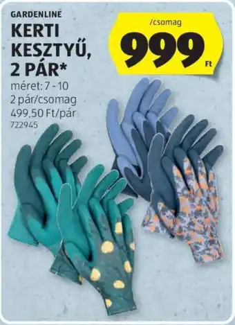 Gardenline kerti kesztyű