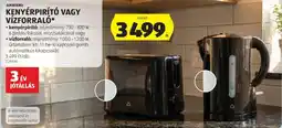 ALDI Ambiano kenyérpirító vagy vízforraló ajánlat