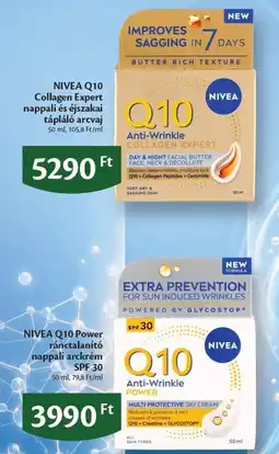 EcoFamily Nivea q10 anti-wrinkle collagen expert ajánlat