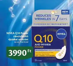 EcoFamily Nivea q10 power éjszakai arckrém ajánlat