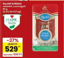 Interspar Gyulai kolbász ajánlat
