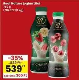 Interspar REAL NATURE Joghurtital ajánlat