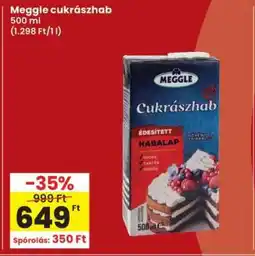 Interspar Meggle cukrászhab ajánlat