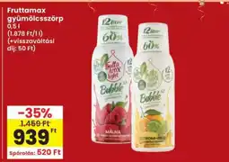 Interspar FruttaMax gyümölcsszörp ajánlat