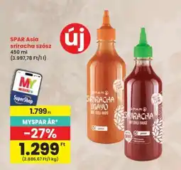 Interspar SPAR Asia sriracha szósz ajánlat