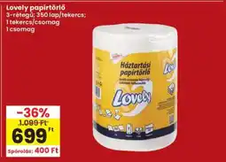 Interspar Lovely papírtörlő ajánlat