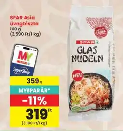 Interspar SPAR Asia üvegtészta ajánlat