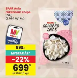 Interspar SPAR Asia rákszirom chips ajánlat