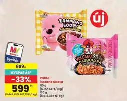 Interspar PALDO Instant tészta ajánlat