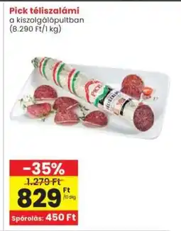 Interspar PICK Téliszalámi ajánlat