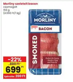 Interspar Morliny szeletelt bacon ajánlat