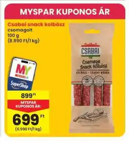 Interspar CSABAI SNACK KOLBÁSZ ajánlat