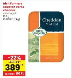 Interspar Irish Farmers szeletelt vörös cheddar ajánlat