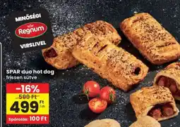 Interspar SPAR duo hot dog ajánlat