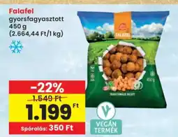 Interspar Falafel ajánlat