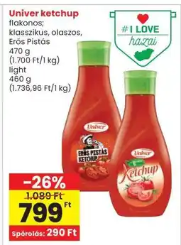 Interspar UNIVER Ketchup ajánlat