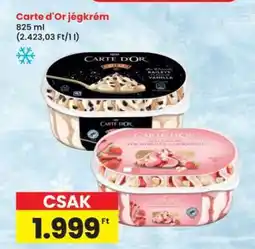 Interspar CARTE D'OR Jégkrém ajánlat