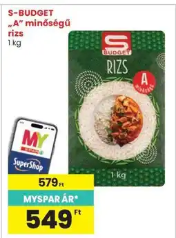 Interspar S-BUDGET „A” minőségű rizs ajánlat