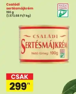 Interspar Családi sertésmájkrém ajánlat