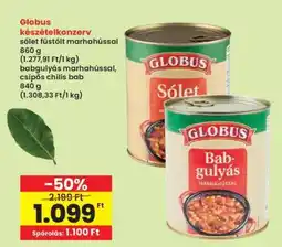 Interspar Globus készételkonzerv ajánlat