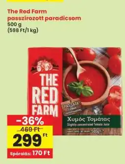 Interspar The Red Farm passzírozott paradicsom ajánlat