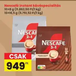 Interspar Nescafé instant kávéspecialitás ajánlat