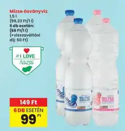 Interspar Mizse ásványvíz ajánlat
