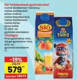 Interspar Sió Találkozások Gyümölcsital ajánlat