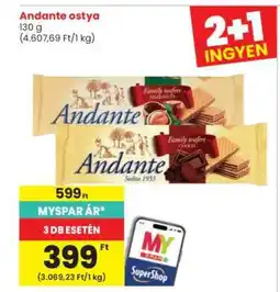 Interspar ANDANTE OSTYA ajánlat