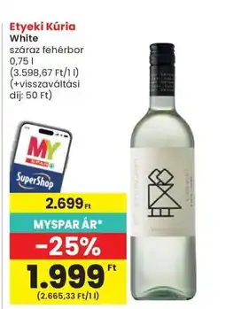 Interspar Etyeki Kúria White ajánlat