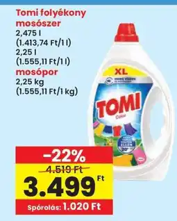 Interspar TOMI FOLYÉKONY MOSÓSZER ajánlat