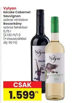 Interspar Vylyan Kecske Cabernet Sauvignon ajánlat