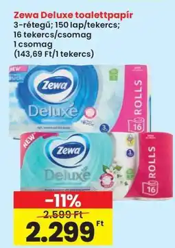 Interspar Zewa Deluxe toalettpapír ajánlat