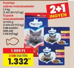 Interspar PREVITAL Száraz macskaeledel ajánlat