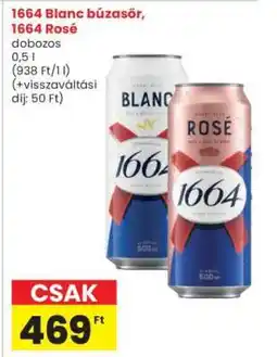 Interspar 1664 Blanc búzasör, 1664 Rosé ajánlat