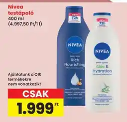 Interspar NIVEA testápoló ajánlat