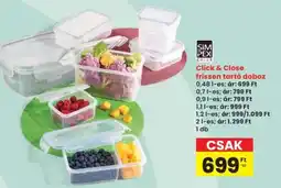 Interspar Click & Close frissen tartó doboz ajánlat
