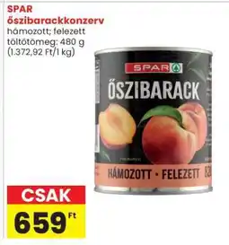 Spar SPAR őszibarackkonzerv ajánlat