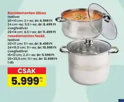 Interspar Rozsdamentes fazék ajánlat