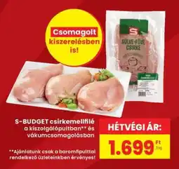 Interspar S-BUDGET csirkemellfilé ajánlat