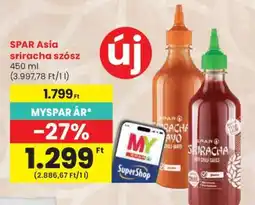 Spar SPAR Asia sriracha szósz ajánlat