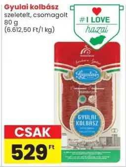 Spar Gyulai kolbász ajánlat