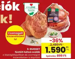 Spar S-BUDGET füstölt hátsó csülök ajánlat