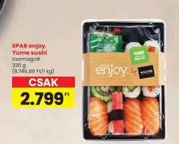 Spar SPAR enjoy. Yume sushi ajánlat