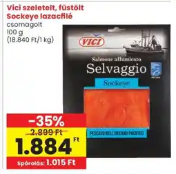 Spar Vici szeletelt, füstölt Sockeye lazacfilé ajánlat