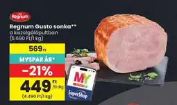 Spar Regnum Gusto sonka ajánlat