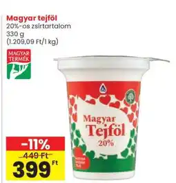 Spar Magyar tejföl ajánlat