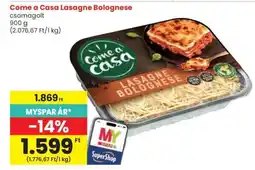 Spar Come a Casa Lasagne Bolognese ajánlat