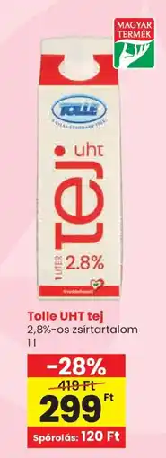 Spar TOLLE UHT tej ajánlat